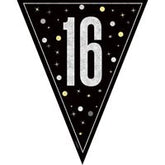 Bannière fanions - GLITZ 16 - Noir - 9'